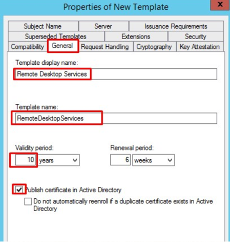 active directory certificate templates