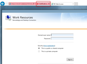 Remote Desktop Services Web Access - Tutoriels IT & Windows Server ...